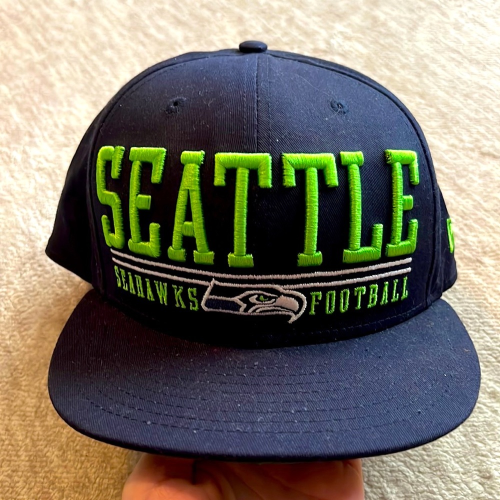 New Era 9Fifty Blue Seattle Seahawks SnapBack Hat